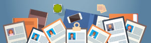 illustration cv hôtesse et hôte